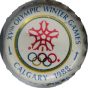 Winter Olympic logo 1988 white